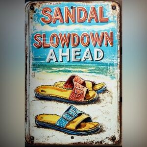 🌸👡🩴Spring into new shoes 
Sandal slowdown ahead 🩴👟
☀️🏝️🕶️